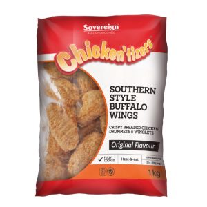 Crumbed Buffalo Wings Original 1Kg